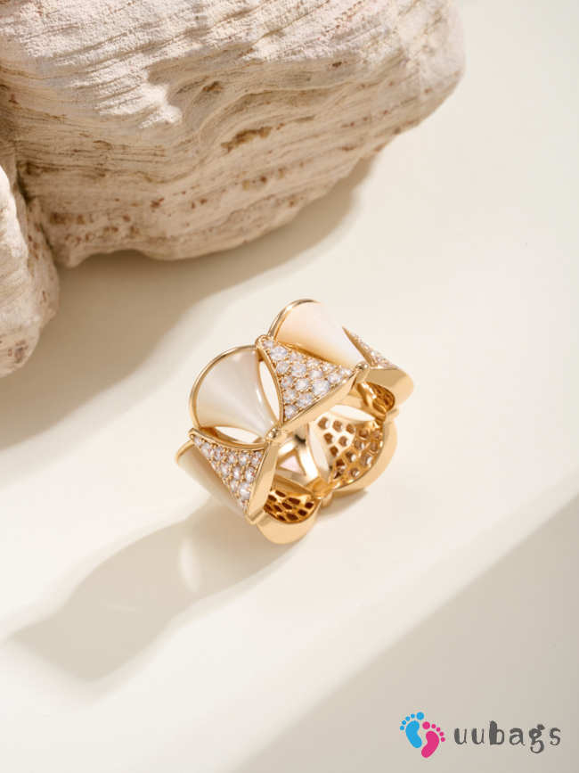 Uubags Bvlgari Divas' Dream diamonds and gold ring - 1