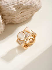 Uubags Bvlgari Divas' Dream diamonds and gold ring - 1