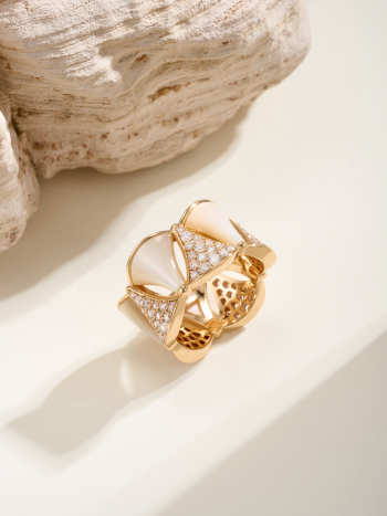 Uubags Bvlgari Divas' Dream diamonds and gold ring