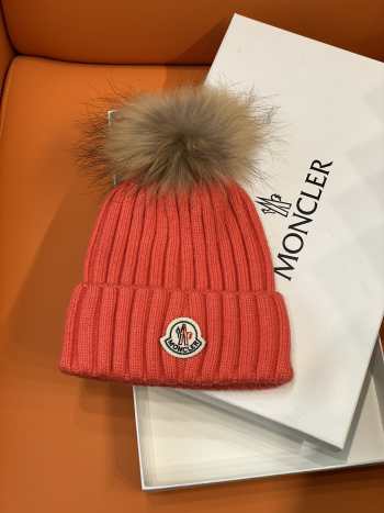 Uubags Moncler Wool Beanie Hat with Pom Pom 02