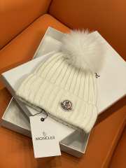 Uubags Moncler Wool Beanie Hat with Pom Pom 04 - 2