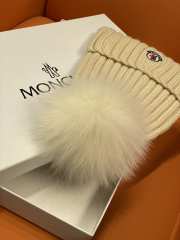 Uubags Moncler Wool Beanie Hat with Pom Pom 05 - 3
