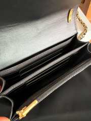 Uubags Chanel Mini Flap Bag with Bow In Black Caviar Leather 17x12x4cm - 3