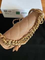 Uubags Chanel Mini Flap Bag with Bow In Brown Caviar Leather 17x12x4cm - 3