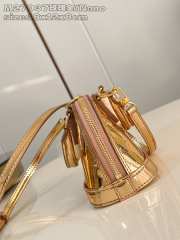 Uubags Louis Vuitton Mini Monogram Miroir Alma handbag Gold 18x12x8cm - 6
