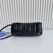 Uubags Manu Atelier Padded Cylinder Bag in Black Leather 25x11x11cm - 4