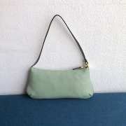 Uubags Manu Atelier Pita Calfskin Zip Shoulder Bag In Tobacco Green 31cm - 6