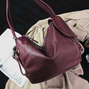 Uubags Manu Atelier Mini Fern Backpack In Burgundy 23cm - 5