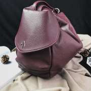Uubags Manu Atelier Mini Fern Backpack In Burgundy 23cm - 4