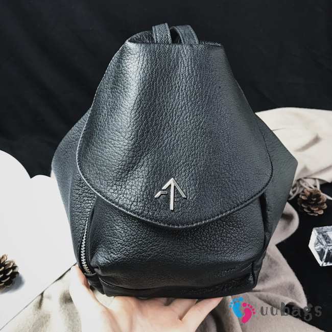 Uubags Manu Atelier Mini Fern Backpack In Black 23cm - 1