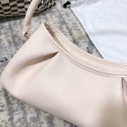 Uubags Elleme Dimple Leather White Bag 28x14.5x10cm - 6