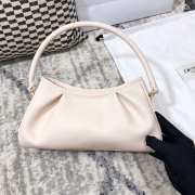 Uubags Elleme Dimple Leather White Bag 28x14.5x10cm - 2