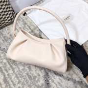 Uubags Elleme Dimple Leather White Bag 28x14.5x10cm - 4