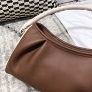 Uubags Elleme Dimple Leather Brown Bag 28x14.5x10cm - 5