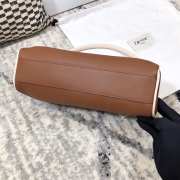 Uubags Elleme Dimple Leather Brown Bag 28x14.5x10cm - 3