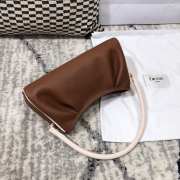 Uubags Elleme Dimple Leather Brown Bag 28x14.5x10cm - 2