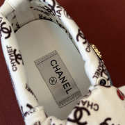 Uubags Chanel Denim Platform Sneakers with CC Logo Lining - 4