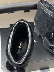 Uubags Chanel Shearling Lambskin, Calfskin, Lambskin & Patent Calfskin In Black - 3