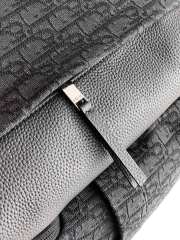 Uubags Rider Soft Zipped Backpack Black Dior Oblique Jacquard and Black Grained Calfskin - 3