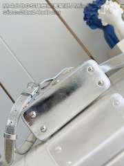 Uubags Louis Vuitton Mini M26258 Capucines Silver Calskin Leather Bag 21x14x8cm - 4