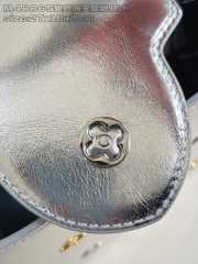 Uubags Louis Vuitton M48865 Capucines Silver Calskin Leather Bag 27x9x18cm - 6