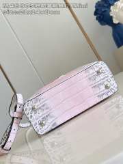Uubags Louis Vuitton M48865 Capucines Mini Crocodilian Mat Pink Bag 21x14x8cm - 5