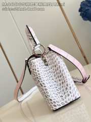 Uubags Louis Vuitton M48865 Capucines Mini Crocodilian Mat Pink Bag 21x14x8cm - 4