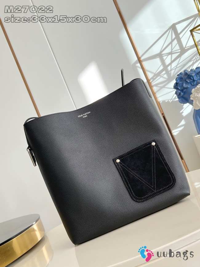 Uubags Louis Vuitton M27022 Verso Hobo Bag In Black 30x33x15.5cm - 1