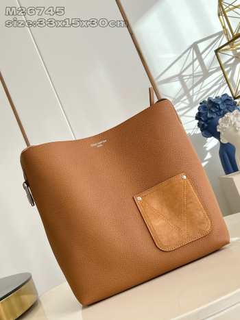 Uubags Louis Vuitton M26745 Verso Hobo Bag In Tan 30x33x15.5cm