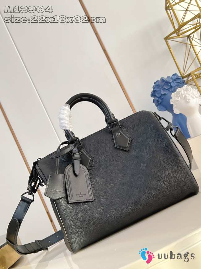 Uubags Louis Vuitton M13904 Speedy P9 Bandoulière 30 Bag In Black 32x22.5x18cm - 1