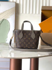Uubags Louis Vuitton N12099 Neverfull Bandoulière Inside Out BB In Grey/Monogram 24x14x9cm - 6