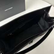 Uubags YSL Niki Shopping Tote in Black Crocodile-Embossed Leather 33x27x11.5cm    - 5