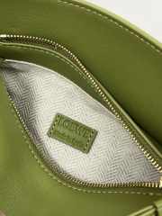 Uubags Loewe Mini Puzzle Bag In Green Smooth Calfskin 18x12.5x8cm - 5