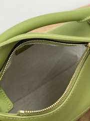 Uubags Loewe Mini Puzzle Bag In Green Smooth Calfskin 18x12.5x8cm - 2