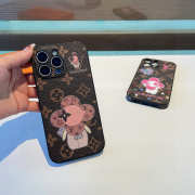 Uubags Luxury Monogram Cartoon Flower iPhone Case - 6