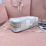 Uubags Miu Miu Beau leather patchwork bag in grey 28x12x9cm - 4