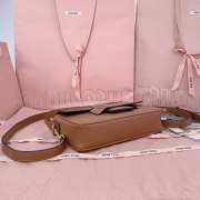 Uubags Miu Miu Penny shoulder bag in brown 23x13.5x5cm - 5