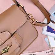 Uubags Miu Miu Penny shoulder bag in brown 23x13.5x5cm - 2