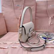Uubags Miu Miu Penny shoulder bag in light white 23x13.5x5cm - 3