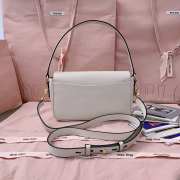 Uubags Miu Miu Penny shoulder bag in light white 23x13.5x5cm - 2