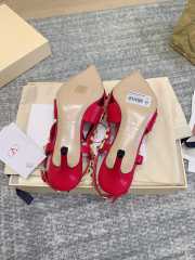 Uubags Valentino Studdy Kidskin Pumps In Red 7cm - 6