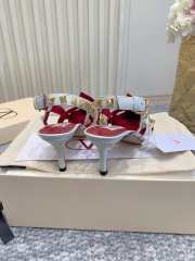 Uubags Valentino Studdy Kidskin Pumps In White 7cm - 4