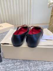 Uubags Valentino Studdy Mary Jane Ballet Shoes In Black  - 3