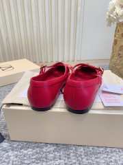 Uubags Valentino Studdy Mary Jane Ballet Shoes In Red  - 3