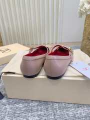 Uubags Valentino Studdy Mary Jane Ballet Shoes In Pink  - 4
