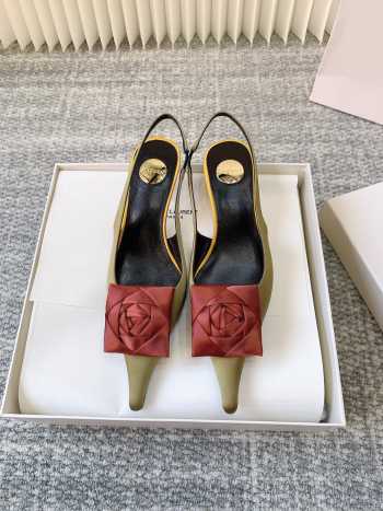 Uubags YSL Amalia slingback pumps in satin crepe 01