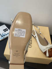 Uubags Valentino Valet Du Roi Kid Slingback Ballerina In Butter/Tobacco 2.5cm - 4