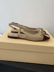 Uubags Valentino Valet Du Roi Kid Slingback Ballerina In Cinnamon Rose 2.5cm - 5