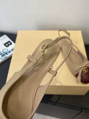 Uubags Valentino Valet Du Roi Kid Slingback Ballerina In Cinnamon Rose 2.5cm - 3