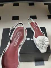 Uubags Chanel slingback sandals embellished with flowers 02 - 6